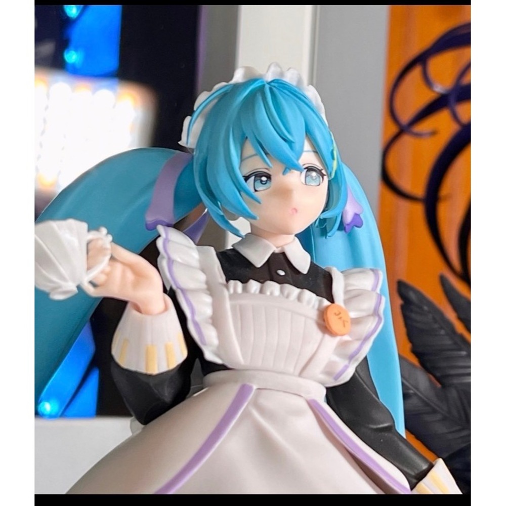 SEGA Hatsune Miku SPM Figure Cafe Maid Ver Blue Excellent Anime Collectible - Picture 5 of 6